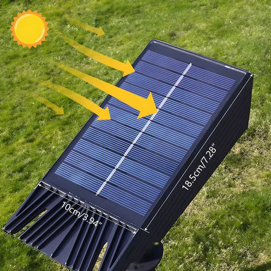 Solar LED Spotlight - Solar Powered Security Lights - Outdoor Spotlight - Luvonic