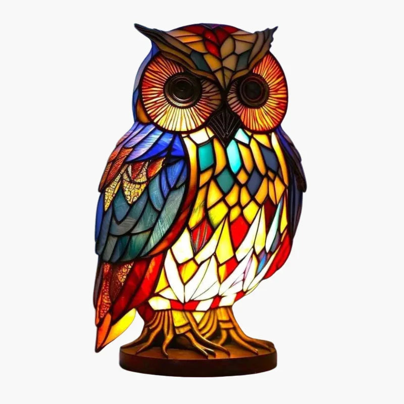 Stained Glass Lamp - Animal Design - Home Decor - Luvonic