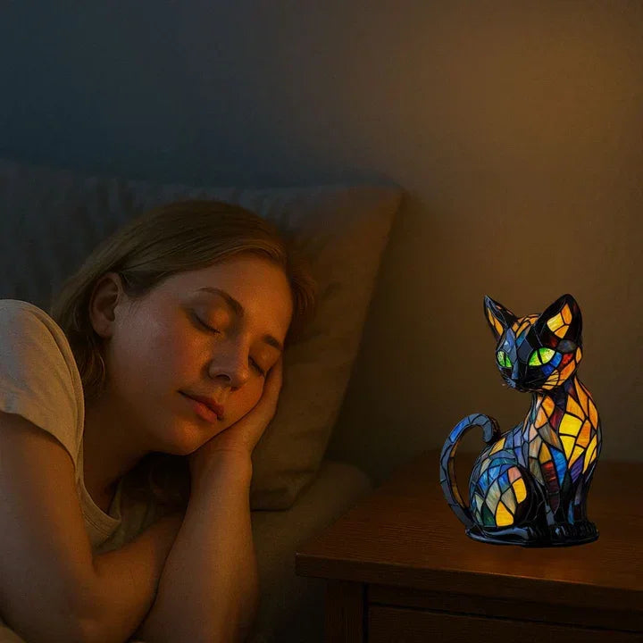 Stained Glass Table Lamp - Bedside Lamps - Bedroom Lamps - Luvonic