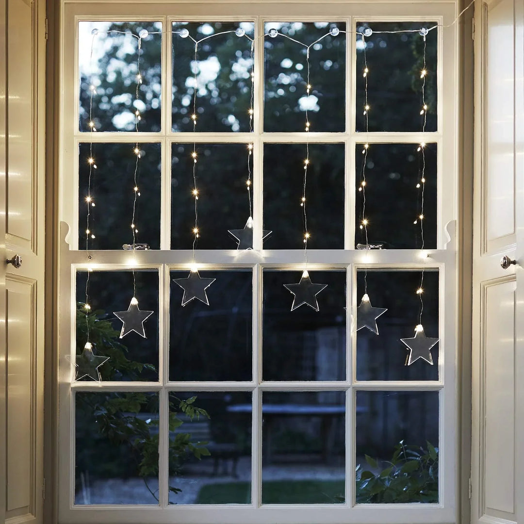 Star Window Lights - Christmas Decorations - LED Lights