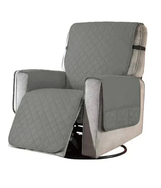 Stretchable Recliner Cover - Quilted Design - Universal Fit