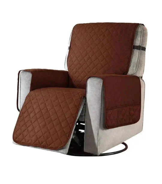 Stretchable Recliner Cover - Quilted Design - Universal Fit
