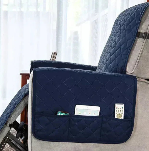 Stretchable Recliner Cover - Quilted Design - Universal Fit