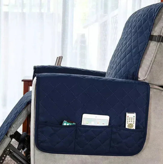 Stretchable Recliner Cover - Quilted Design - Universal Fit