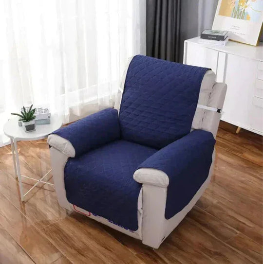 Stretchable Recliner Cover - Quilted Design - Universal Fit