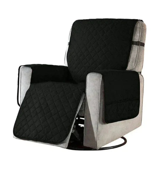 Stretchable Recliner Cover - Quilted Design - Universal Fit