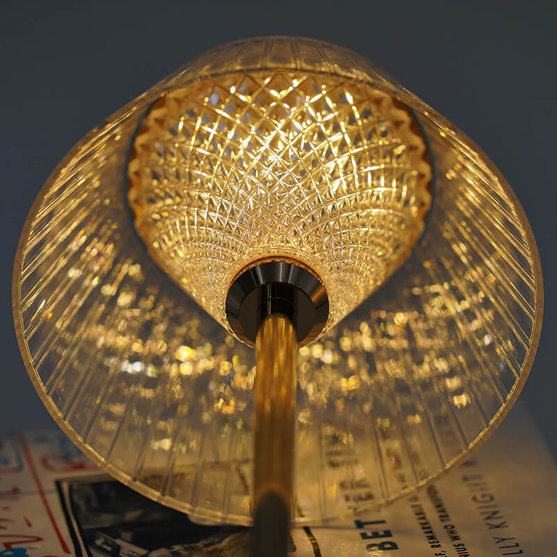 Table Lamp - Crystal Shade - USB Charging 