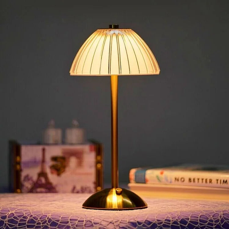 Table Lamp - Crystal Shade - USB Charging