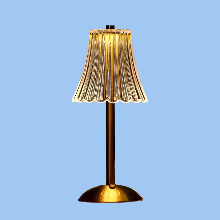 Table Lamp - Crystal Shade - USB Charging