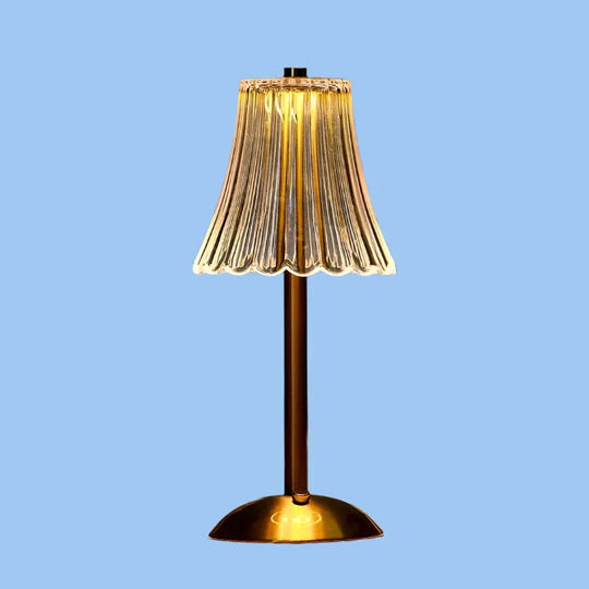 Table Lamp - Crystal Shade - USB Charging