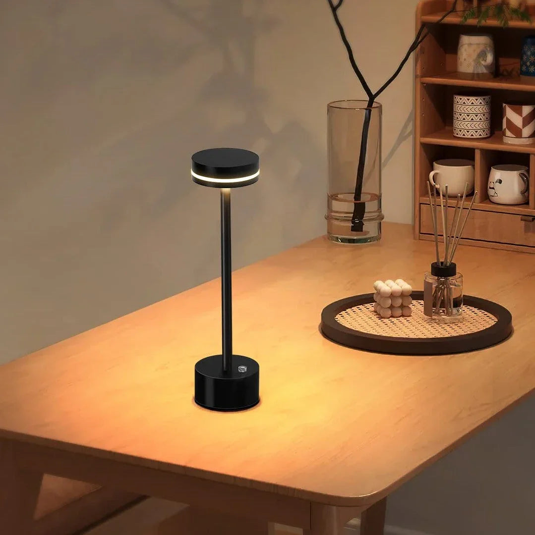 Table Lamp - Gold Aluminium - LED Touch Light