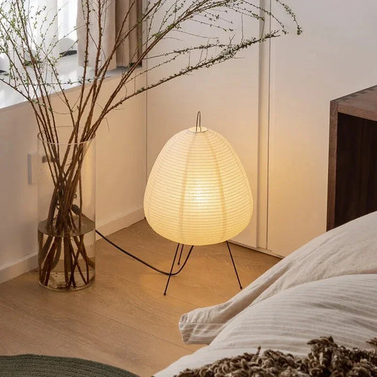 Table Lamp - Japanese Style - Paper Shade