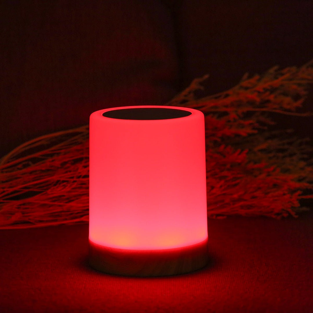 Table Lamp - Wooden Base - Touch Control