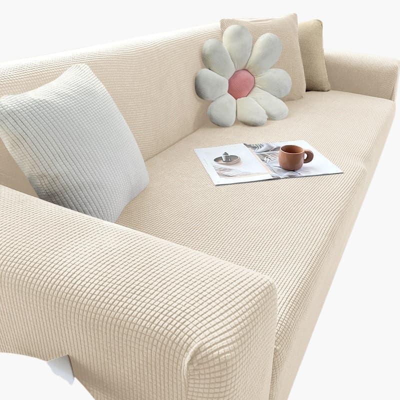 Textured Sofa Cover - Stretch Fit - Non-Slip Protection