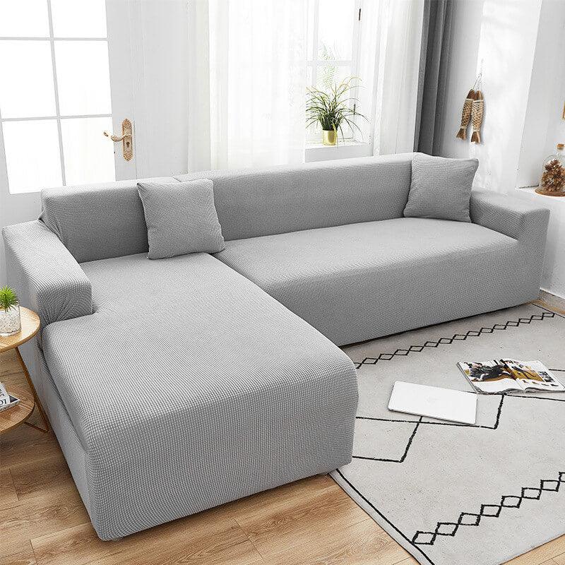 Textured Sofa Cover - Stretch Fit - Non-Slip Protection