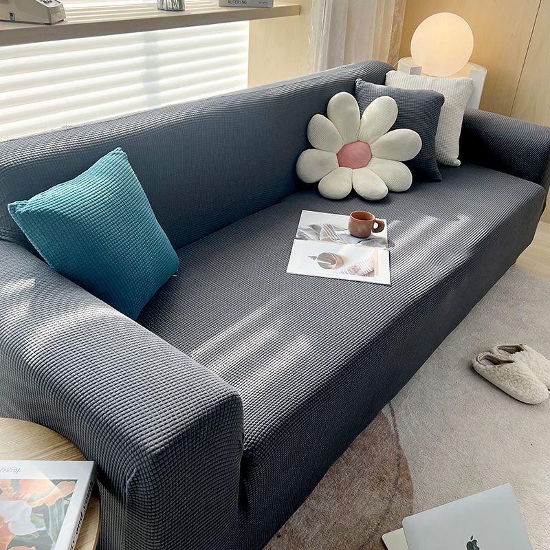 Textured Sofa Cover - Stretch Fit - Non-Slip Protection