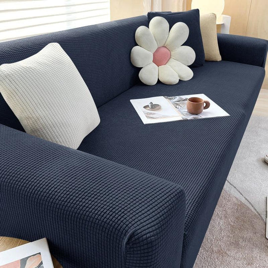 Textured Sofa Cover - Stretch Fit - Non-Slip Protection