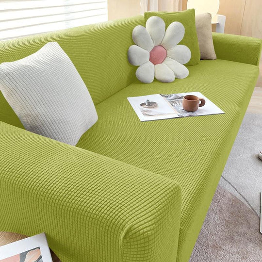 Textured Sofa Cover - Stretch Fit - Non-Slip Protection