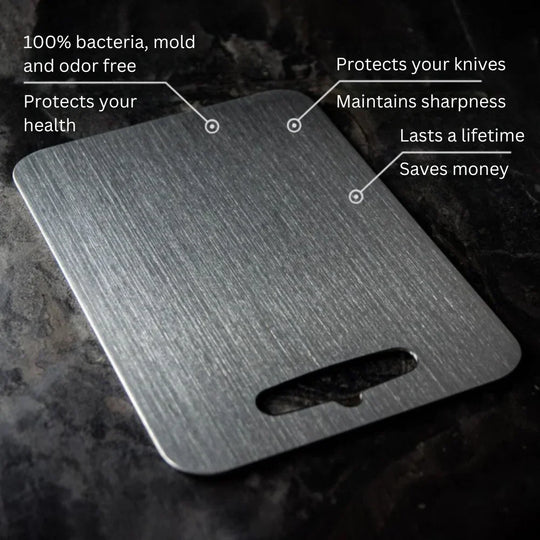 Titanium Surface Cutting Board - Non-Porous Design