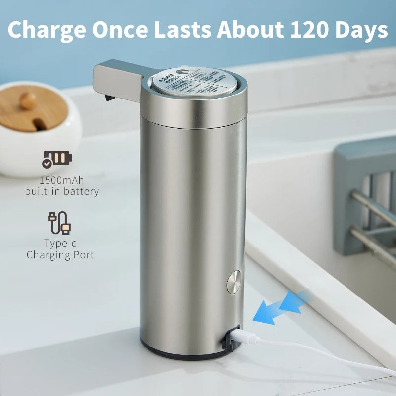 Touchless Soap Dispenser - Stainless Steel - Motion Sensor