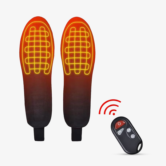 USB Powered Heated Insoles - Adjustable Levels - Outdoor Use
