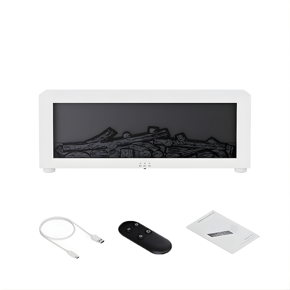 Air Humidifier and Air Purifier with Aromatherapy Flame Effect