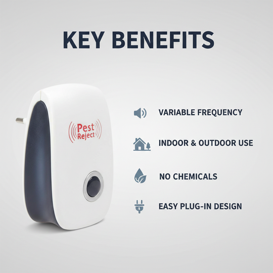 Ultrasonic Repeller - Squirrel Control - Indoor Outdoor