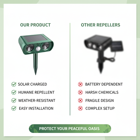 Animal Repeller - Solar Powered - Motion Activated