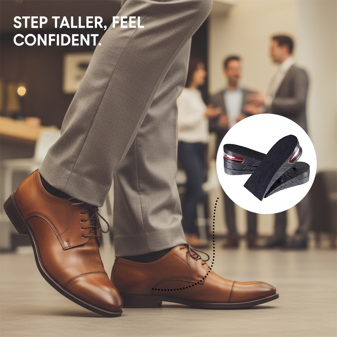 Height Increase Insoles - Adjustable Layers - Shoe Insert