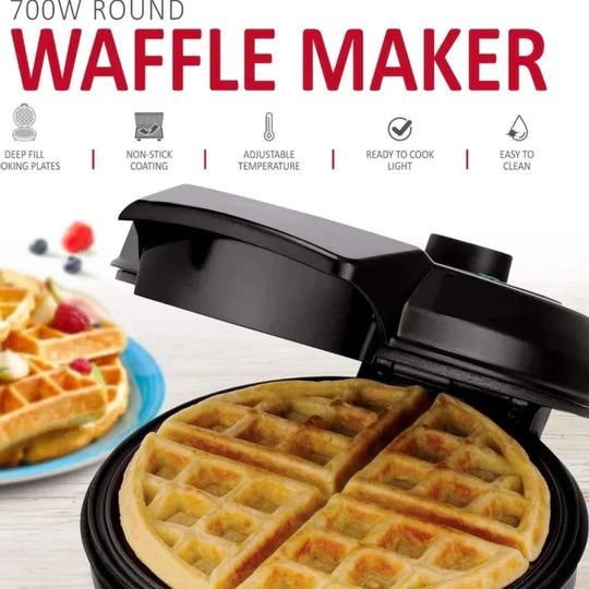 Waffle Maker - Adjustable Temperature - Deep Fill Plates