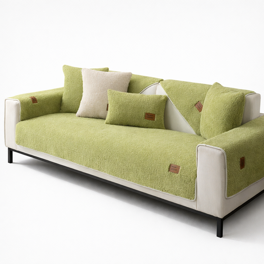Waterproof Sofa Cover - Sherpa Fleece - Non-Slip Design