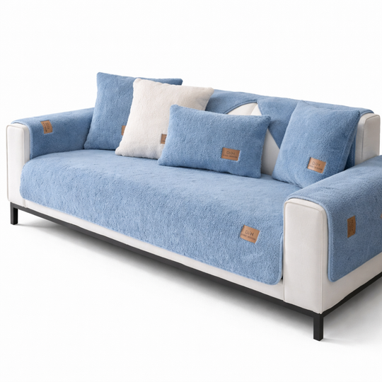 Waterproof Sofa Cover - Sherpa Fleece - Non-Slip Design