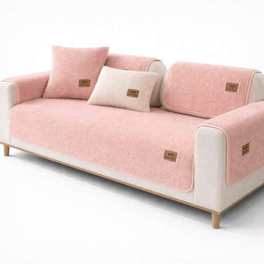 Waterproof Sofa Cover - Sherpa Fleece - Non-Slip Design
