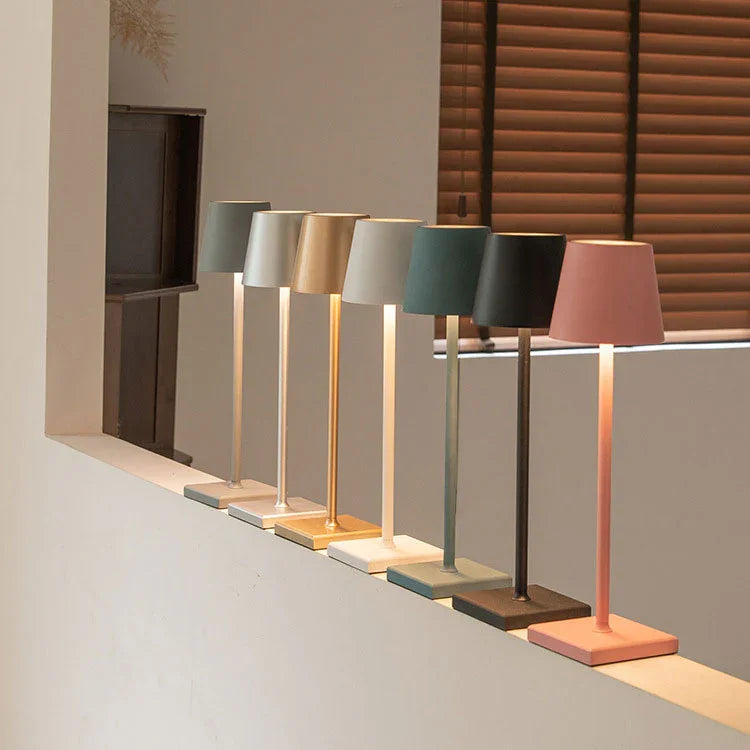 Wireless Table Lamp - Cordless Design - Adjustable Brightness - Luvonic