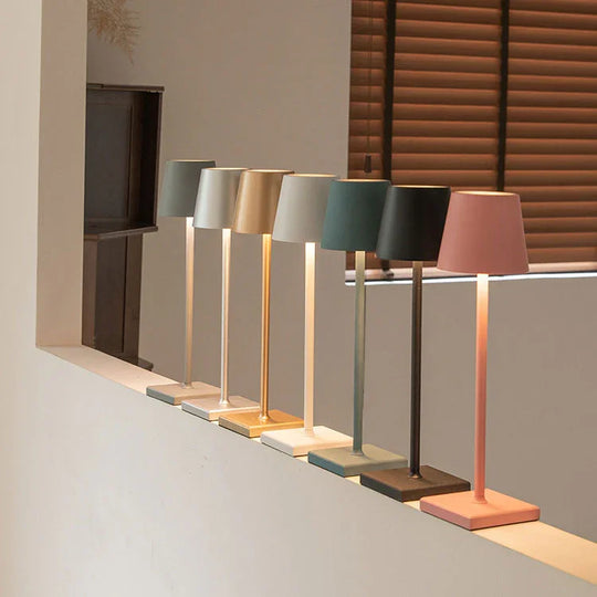 Wireless Table Lamp - Cordless Design - Adjustable Brightness - Luvonic