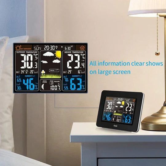 Wireless Weather Station - Indoor and Outdoor Use - LCD Display