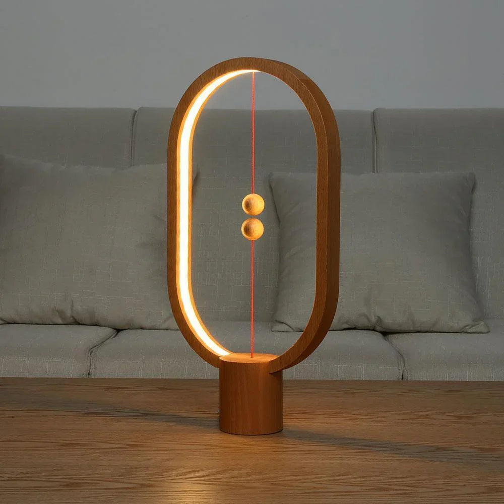 Wood Table Lamp - Bedside Lamps - LED Lighting - Luvonic
