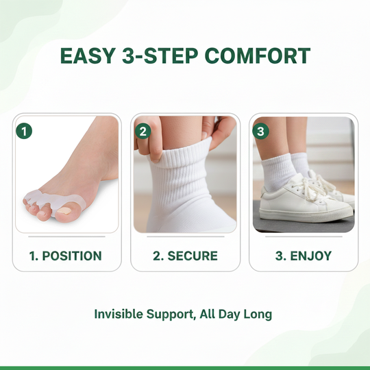 Toe Splint - Silicone Support - Alignment Aid