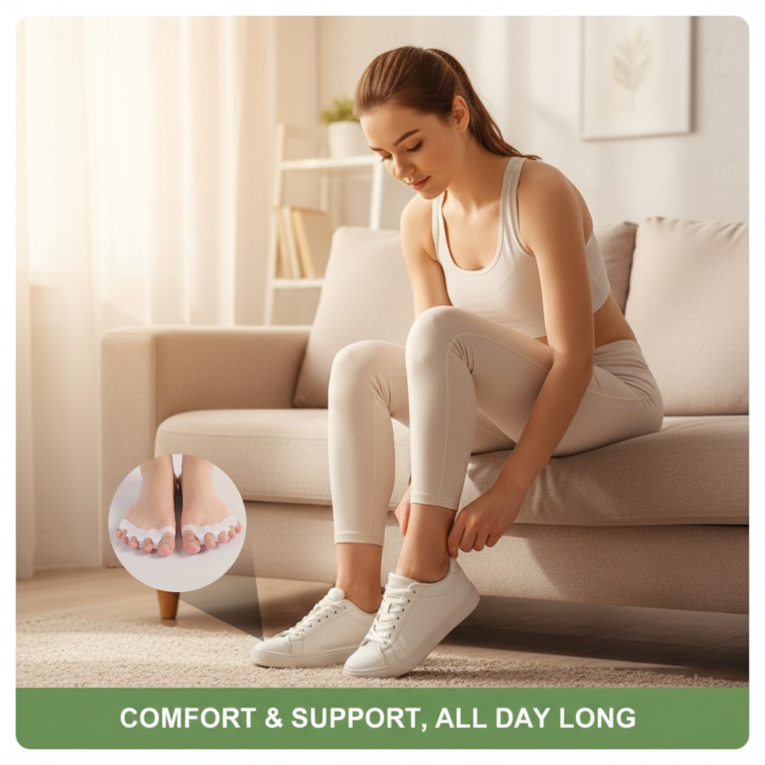 Toe Splint - Silicone Support - Alignment Aid