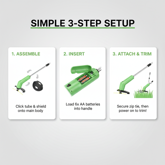 Weed Trimmer - Cordless Mini - Outdoor Cutting