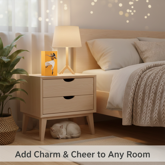 Tissue Box Cover - Decorative Design - Weighted Base