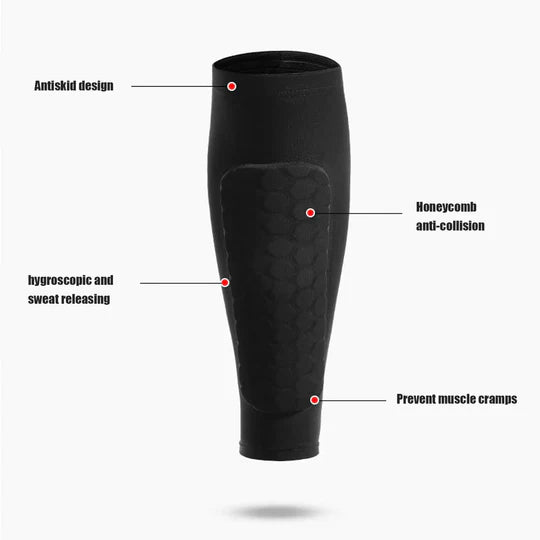 Shin Guards - Honeycomb Design - Sports Protection