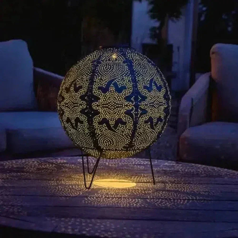 Solar Lantern - Globe Design - Outdoor Lighting - Luvonic