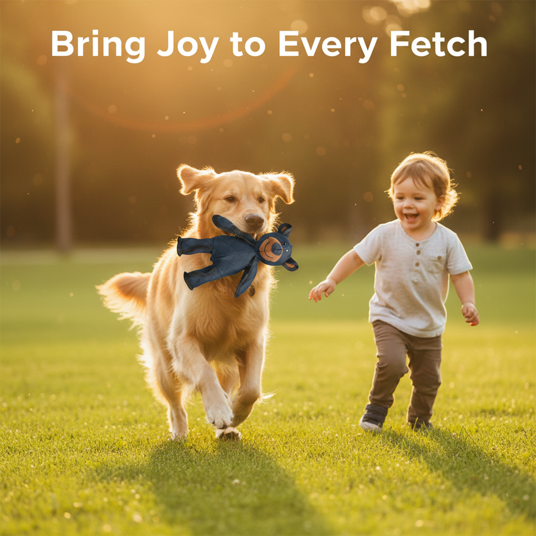 Dog Toy - Bear Design - Chew Resistant