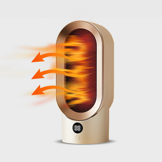 Electric Fan Heater - Portable Design - Compact Size