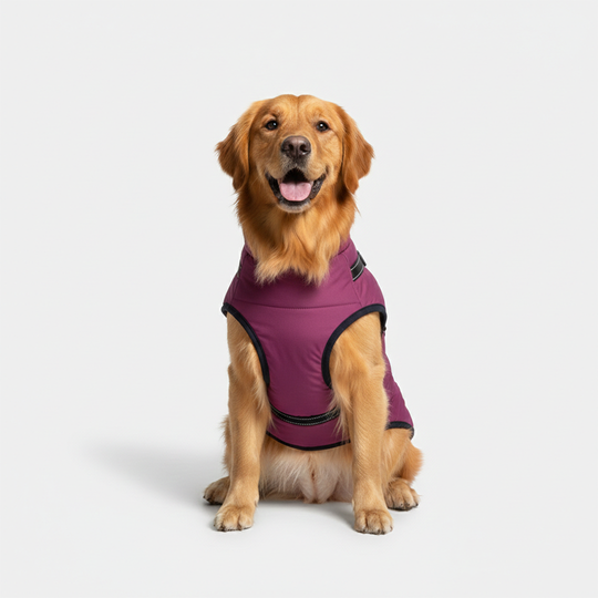 Dog Jacket - Winter Design - Harness Feature