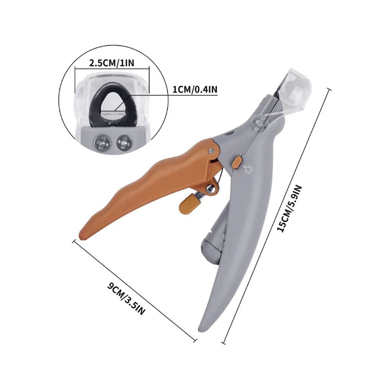 Pet Nail Clipper - LED Light - Ergonomic Design