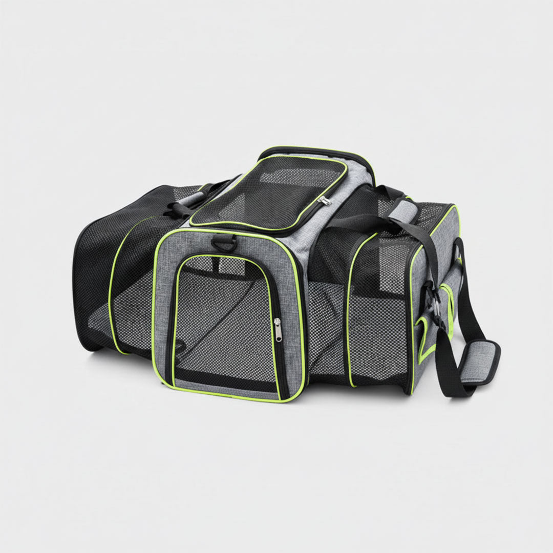 Foldable Pet Carrier - Compact Design - Secure Travel