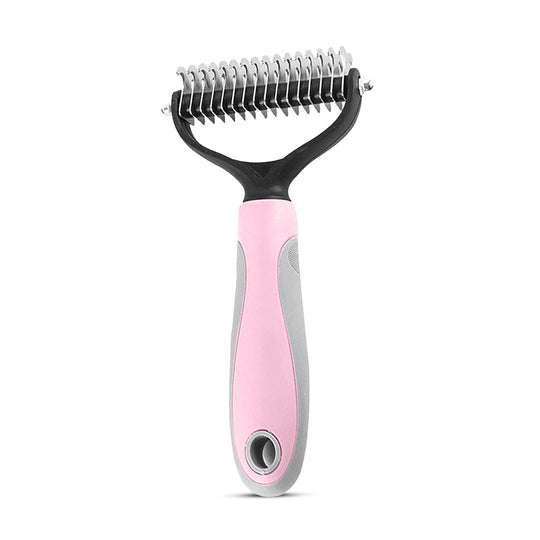 Detangling Pet Comb - Two-Sided Design - Stainless Steel