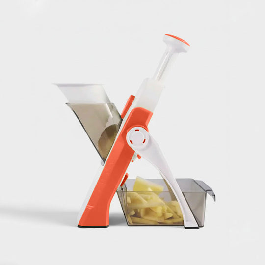 Vegetable Slicer - Interchangeable Blades - Safety Design